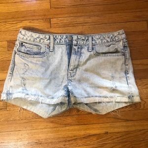GAP Acid wash cut offs